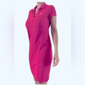 Lacoste Hot Pink Polo Dress
